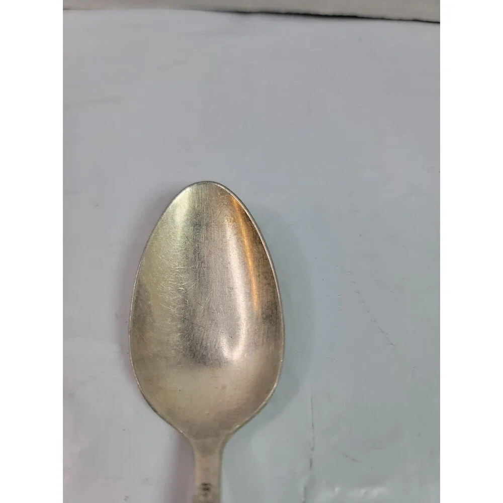 Vintage Wm Rogers Mfg Co Original Rogers Silverplate Serving Spoon Floral